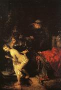 REMBRANDT Harmenszoon van Rijn Susanna and the Elders (detail) oil on canvas